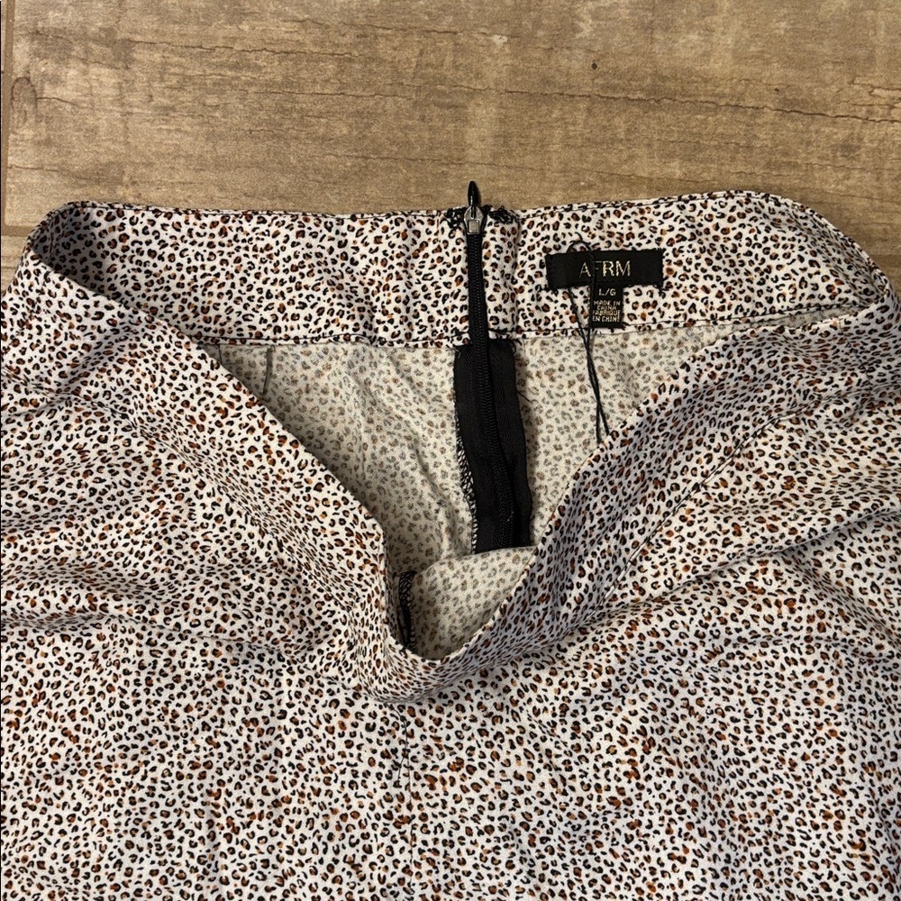 AFRM 100% Rayon Wide-Leg Patterned Pants - Picture 2 of 2